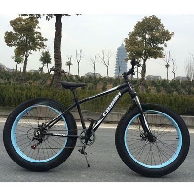 26&quot; 4.0 Aluminium Alloy Frame 7 Speeds Big Tire Fat Tire Snow Bicycle with Aluminium Hub