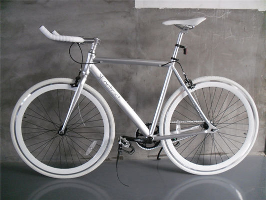 Lasco Crank Set Silver Color Single Speed Bullbar Aluminum Alloy Frame Vintage Fixie Fixed Gear Bike Bicycle