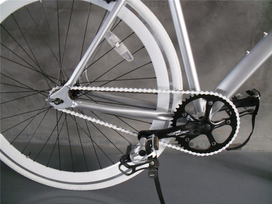 Lasco Crank Set Silver Color Single Speed Bullbar Aluminum Alloy Frame Vintage Fixie Fixed Gear Bike Bicycle