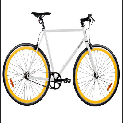 60cm Steel Frame Fixie Fixed Gear Bike Promax Double V Brake 700c Single Speed Track