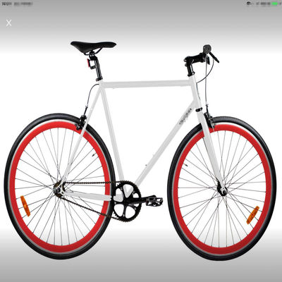 60cm Steel Frame Fixie Fixed Gear Bike Promax Double V Brake 700c Single Speed Track