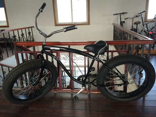 Fat Beach Cruiser Bike with 26 Inch Snow Tires and Aluminum Alloy Frame in 2015