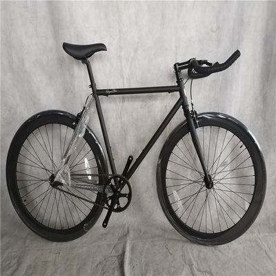 KMC Chain Black 700C Single Speed Track Bicycle for Men Vintage Fixed Gear Bike