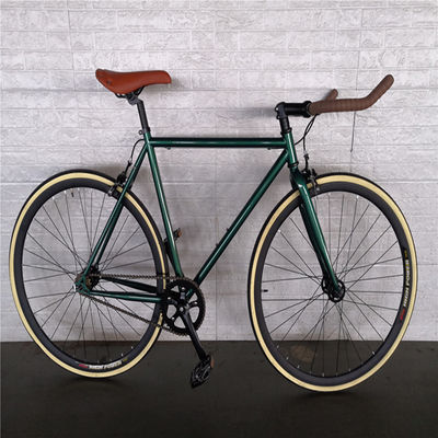 Double V Brake 700c Bullhorn Handle Bar Fixed Gear Bike for Adult Retro Vintage Classic