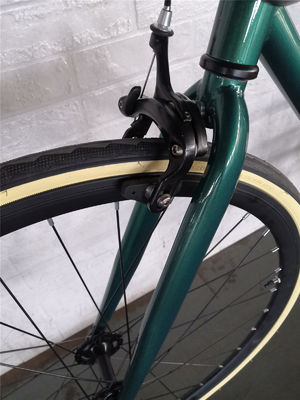 Double V Brake 700c Bullhorn Handle Bar Fixed Gear Bike for Adult Retro Vintage Classic