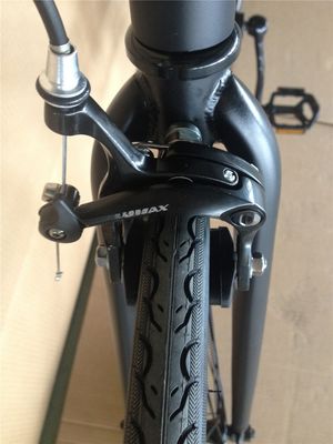 Custom Matt Black Fixie Bike Frame for Adults 700C Single Speed Urban Fitness Cruiser