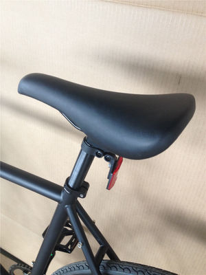 Custom Matt Black Fixie Bike Frame for Adults 700C Single Speed Urban Fitness Cruiser
