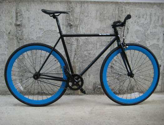 Complete Thickslick Single 1 Speed Fitness Fixie Fixed Gear Bike with Promax Brake end