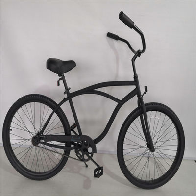 26 Inch Red Color Men's Classic Beach Cruiser Bikes with Big and Comfortable Seat