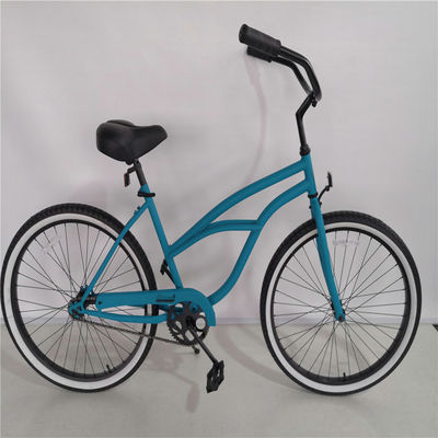 26 Inch Red Color Men's Classic Beach Cruiser Bikes with Big and Comfortable Seat