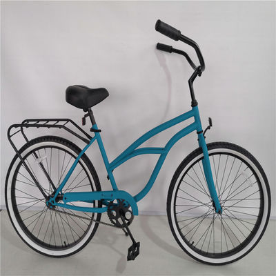 26 Inch Red Color Men's Classic Beach Cruiser Bikes with Big and Comfortable Seat