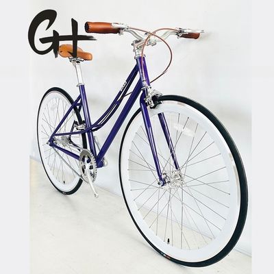 700C Lady Women Gril CE USA Customized Single Speed Step Through Fixed Gear City Bike