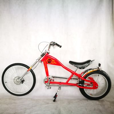 24&quot; V Brake/ Disc Brakes 4.0 Tire Single Speed Chopper Bicycle for American Market