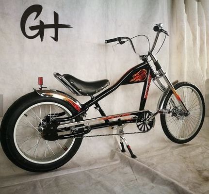 2020 24&quot;-20&quot; Single Speed OEM/ODM Made in Big Adult CE Chopper Bike with Aluminum Fork