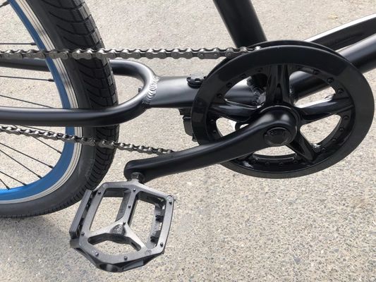 7 Speed City Bike with 24 Inch Solid Tire and Aluminum Rim Material Foldable Design