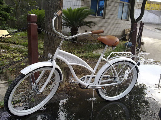 Custom Logo Adults 26 Inch Single Speed Hybrid Bikes for Women Beach Cruiser Bicycle