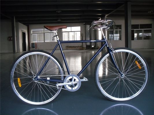 Lasco Adult Mens Single Speed Retro Bike Vintage 4130 City Bicycles Hybrid Chromoly Bikes 700*25C