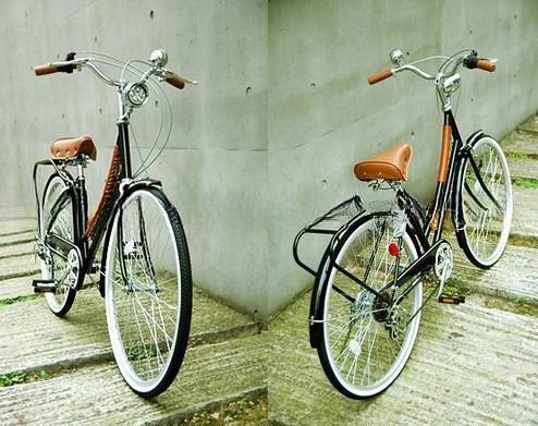 16KG Steel Fork Retro Vintage Dutch OMA Bike Front Light and Holland City Exploration