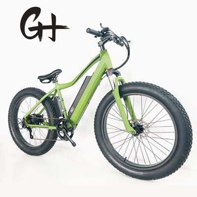 USA Market 26&quot; 4.0 Fat Tire Electric Bike with 48V 500W Power Supply and 7 Speed Gears