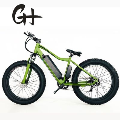 USA Market 26&quot; 4.0 Fat Tire Electric Bike with 48V 500W Power Supply and 7 Speed Gears