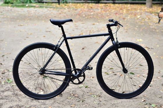 Quando Hub Black Color Customize 700x28C Steel Frame Vintage Fixie Fixed Gear Bicycle