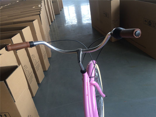 26 inch Women's Step Through 7 Speed Beach Cruiser Bike with Big and Comfortable Seat