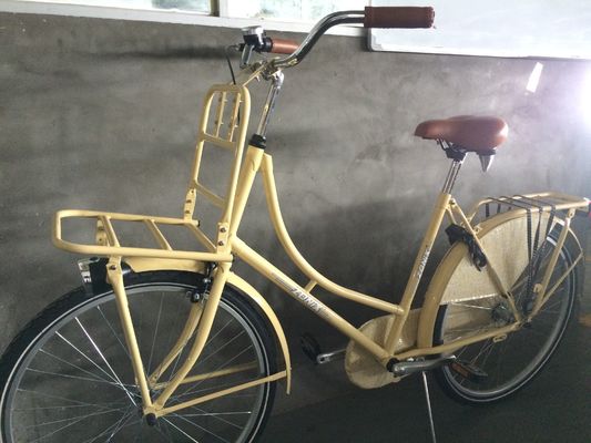 28inch Old Man City Bike Classic Dutch Bike with Lugged Steel Frame and Double V Brake
