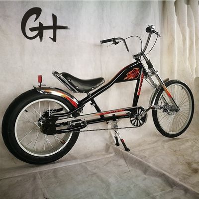 25.0 KG Gross Weight 24&quot;-20&quot; Single Speed OEM/ODM Chopper Bike for Big Adults Made