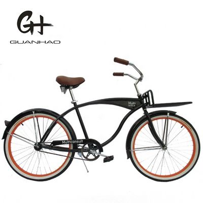 Customized Logo 26&quot; Single Speed Coaster Brake Beach Cruiser Bike for Men in USA