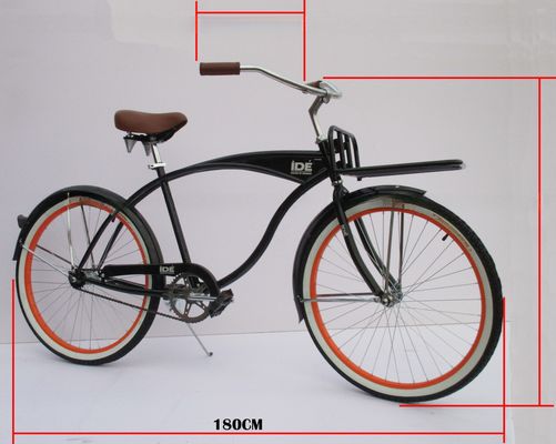 Customized Logo 26&quot; Single Speed Coaster Brake Beach Cruiser Bike for Men in USA