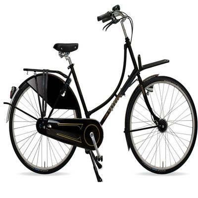 28 Inch Wheel Dutch Bikes in Amsterdam Classic Oma Fiets Hard Frame 22KG Gross Weight