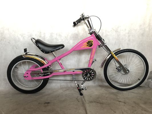 CE OEM Adult Chopper Style Bicycle with 24-20&quot; Single Speed and Hi-Ten Steel Frame