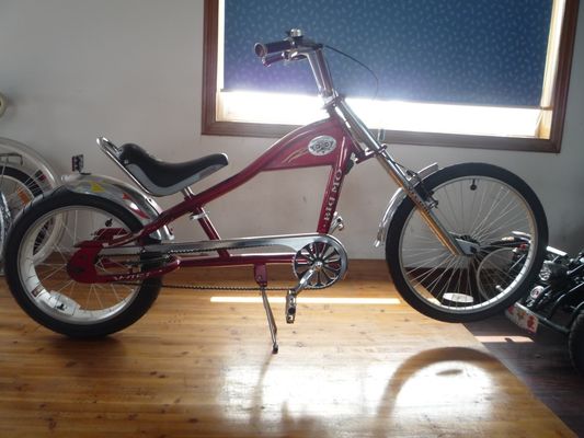 CE OEM Adult Chopper Style Bicycle with 24-20&quot; Single Speed and Hi-Ten Steel Frame