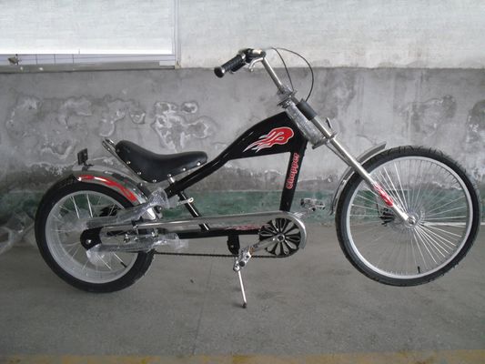 CE OEM Adult Chopper Style Bicycle with 24-20&quot; Single Speed and Hi-Ten Steel Frame