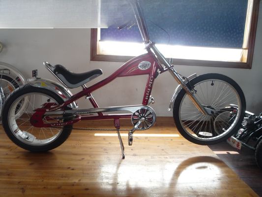 CE OEM Adult Chopper Style Bicycle with 24-20&quot; Single Speed and Hi-Ten Steel Frame