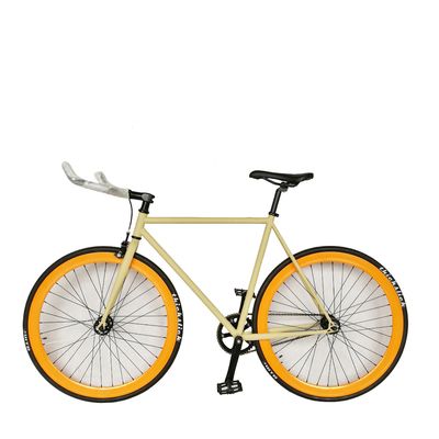 700C Hi-Ten Steel Frame Double Wall 43MM Aluminum RIM Single Speed Track Fixed Gear Bike