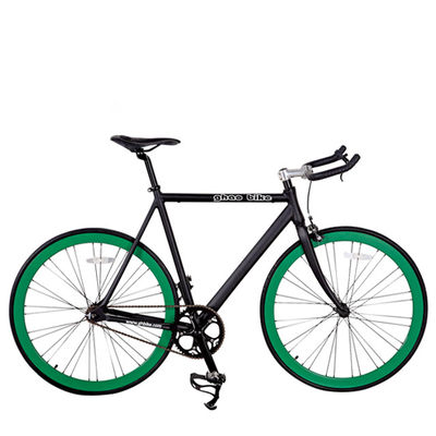 USA CE Track Fixie Bicycle 700C Aluminum Frame OEM Single Speed with Aluminum Alloy Stem