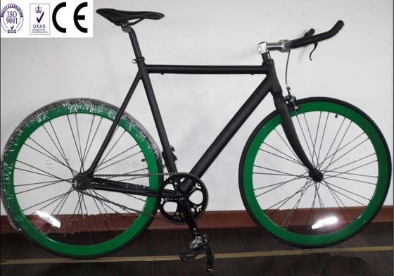 USA CE Track Fixie Bicycle 700C Aluminum Frame OEM Single Speed with Aluminum Alloy Stem