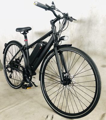 26&quot; Rear Hub Motor 24V 250W 14AH Lithium Battery Aluminum Frame Shimano 7 Speeds Electric City Lady Bike