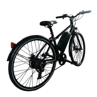 26&quot; Rear Hub Motor 24V 250W 14AH Lithium Battery Aluminum Frame Shimano 7 Speeds Electric City Lady Bike