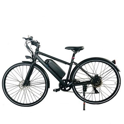 26&quot; Rear Hub Motor 24V 250W 14AH Lithium Battery Aluminum Frame Shimano 7 Speeds Electric City Lady Bike