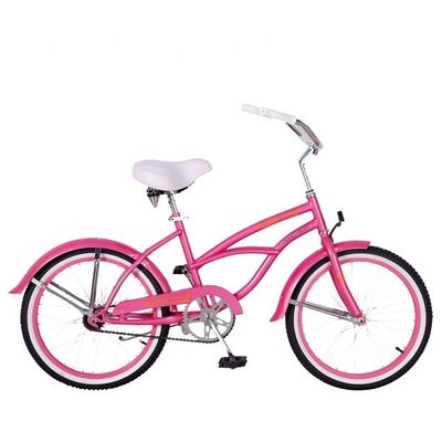 20&quot; Single Speed Coaster Brake Pink American OEM Logo Mini Kid Small Frame CE Girl Beach Cruiser Bicycle