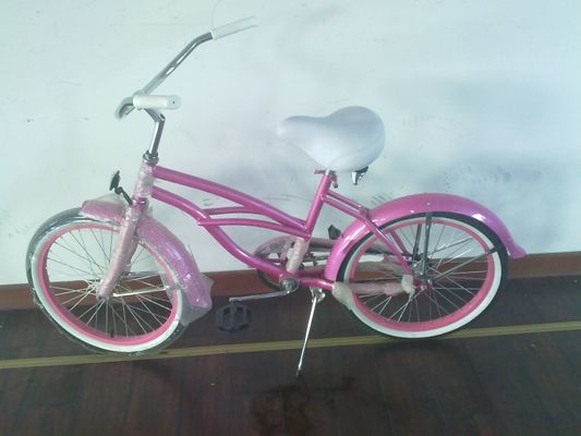 20&quot; Single Speed Coaster Brake Pink American OEM Logo Mini Kid Small Frame CE Girl Beach Cruiser Bicycle