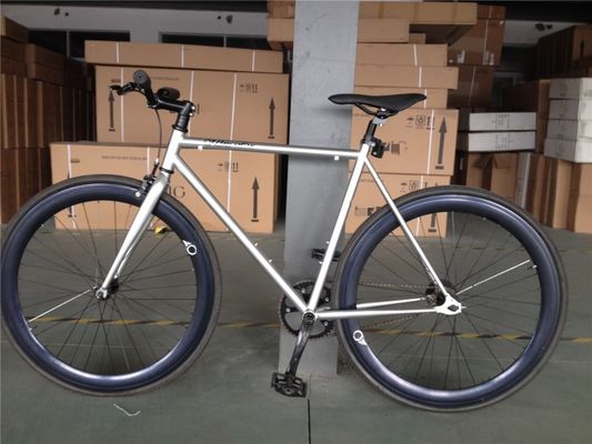 700c Fixed Gear Bicycle with Hard Frame Non-rear Damper Type and Aluminum Rim Material