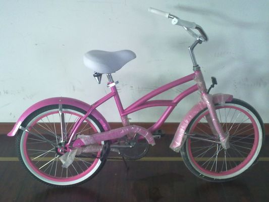 20&quot; Single Speed Coaster Brake Pink American OEM Logo Mini Kid Small Frame CE Girl Beach Cruiser Bicycle