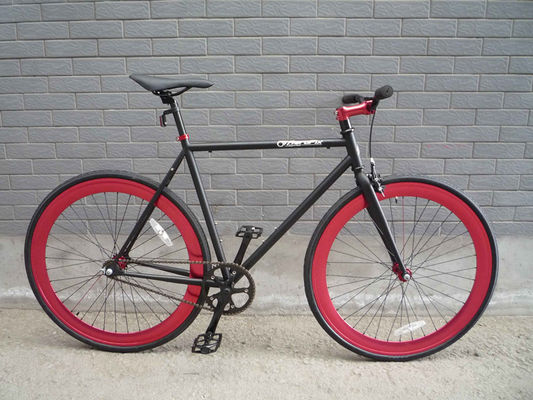 700c Fixed Gear Bicycle with Hard Frame Non-rear Damper Type and Aluminum Rim Material