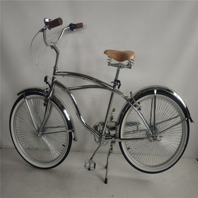 26 inch Aluminum Frame Mens Adult Beach Cruiser Bike with 7 Speed Shimano Derailleur