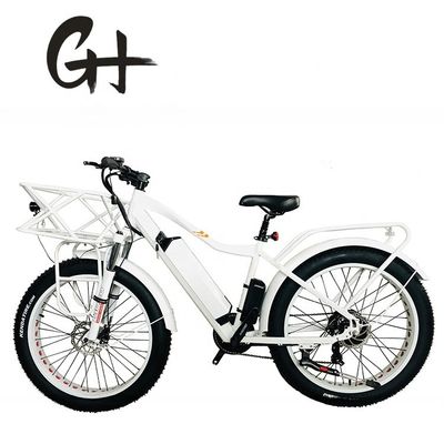 26&quot; 4.0 Big Snow Fat Tire Electric Bike with Disc Brake and 1000W 48V 17AH Rear BaFang Motor