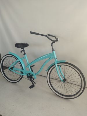 26&quot; Aluminum Frame Single Gear Hybrid Women's Beach Cruiser Bike 2024 Non-Rear Damper