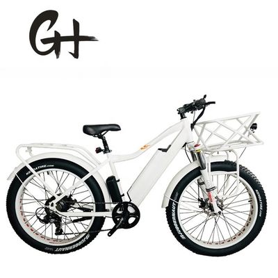 26&quot; 4.0 Big Snow Fat Tire Electric Bike with Disc Brake and 1000W 48V 17AH Rear BaFang Motor